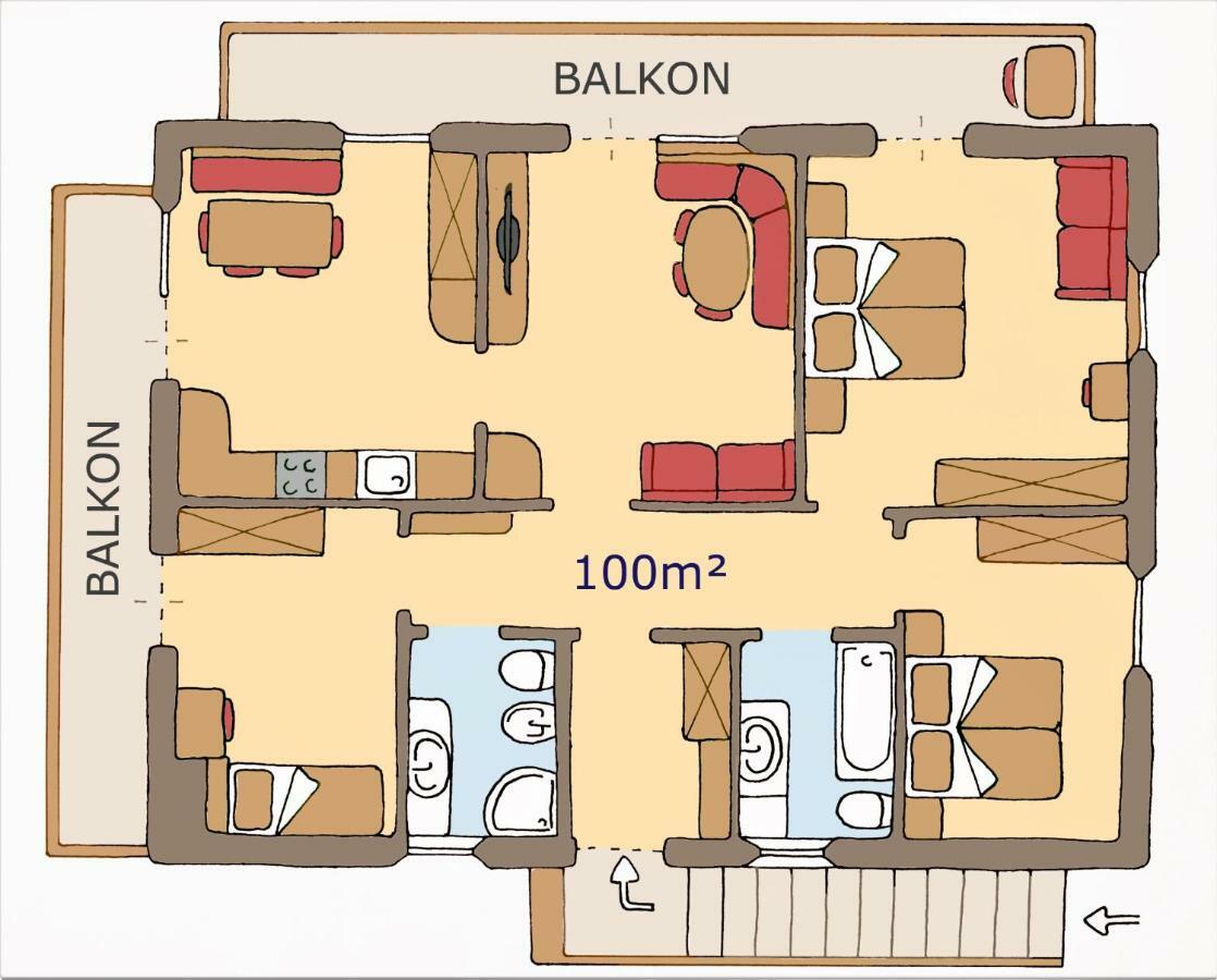 Apartment Larjei Ortisei Exterior foto